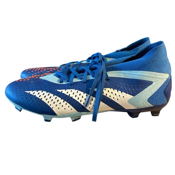 Adidas Predator Accuracy.2 FG Blue White Soccer Cleats GZ0027 - Size 11.5 main image 10
